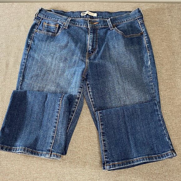 Levi's 515 Bootcut Denim Jeans Women's 14S Mid Rise Blue Casual Pants - Picture 3 of 16